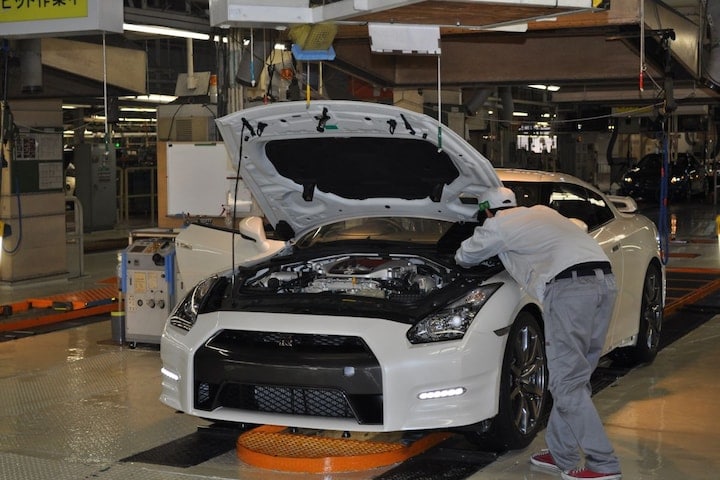 Nissan fabriek GT-R inspectie Japan