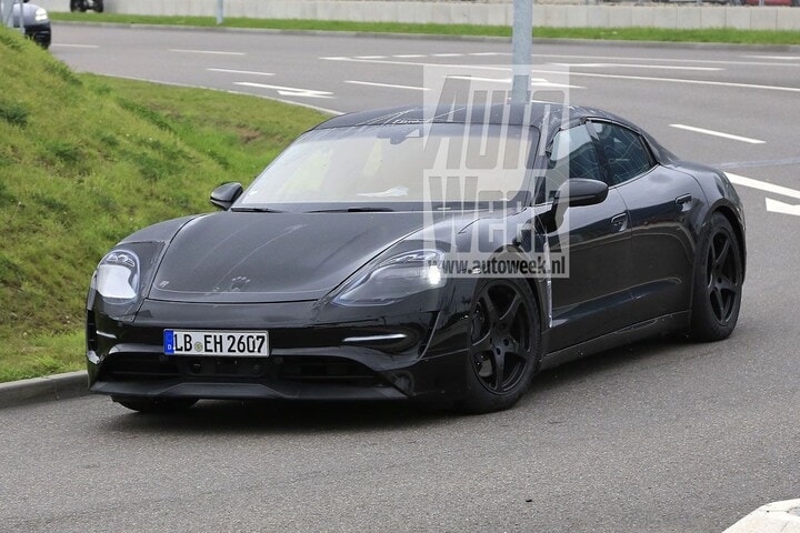 Porsche Mission E spyshots