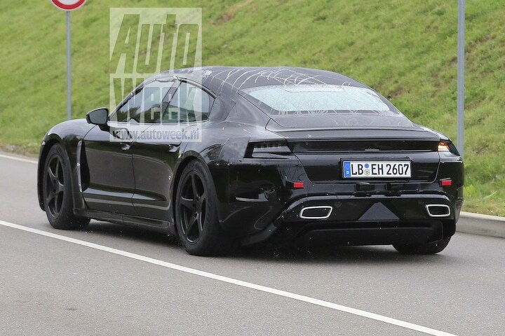 Porsche Mission E spyshots
