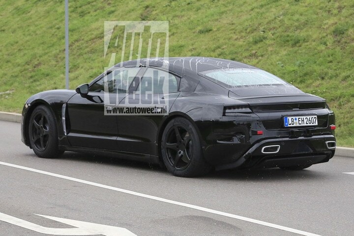 Porsche Mission E spyshots
