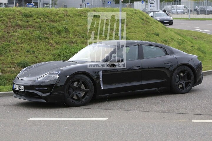 Porsche Mission E spyshots