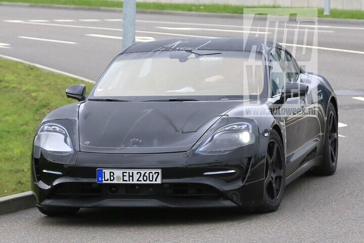Porsche Mission E spyshots