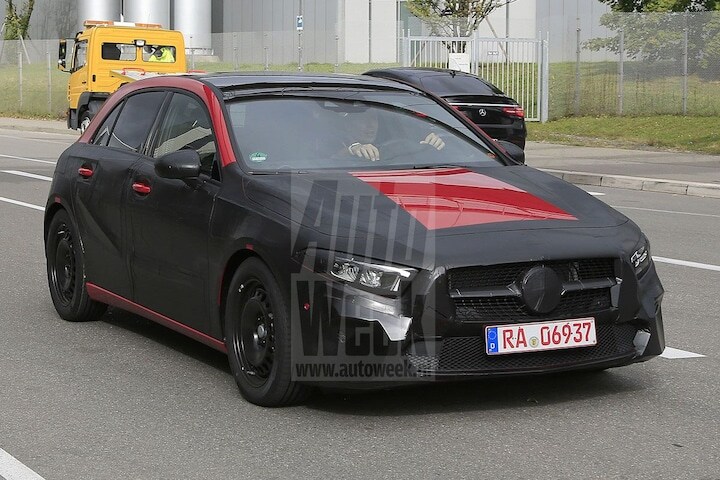 Mercedes-Benz A-klasse spyshots