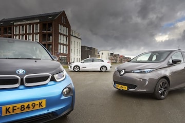 EV's opladen elektrisch rijden multitest Zoe i3 Io