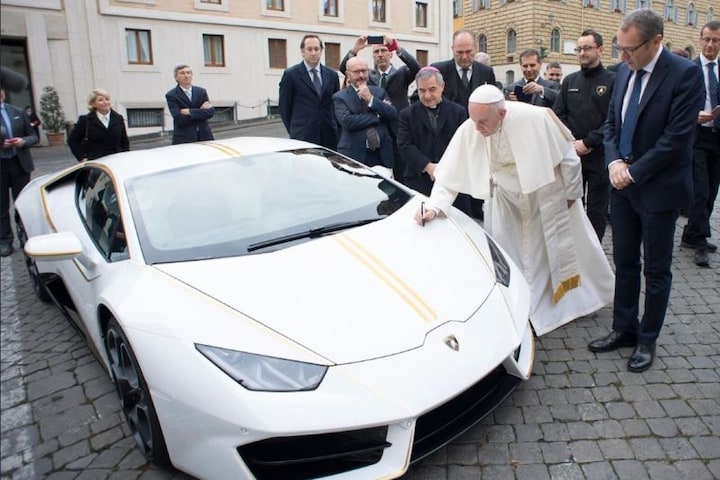 Lamborghini Huracán Paus Fransiscus