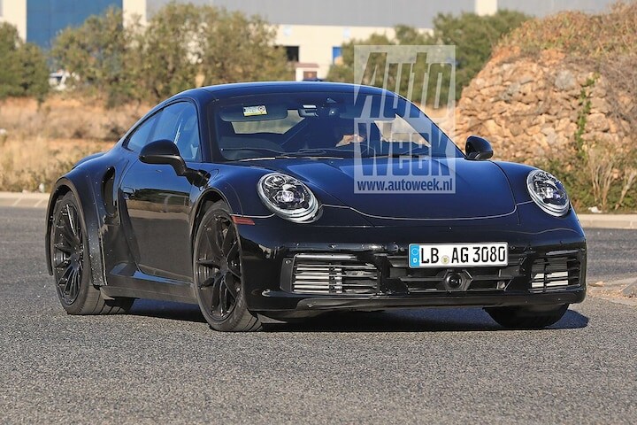 Porsche 911 Turbo spyshots