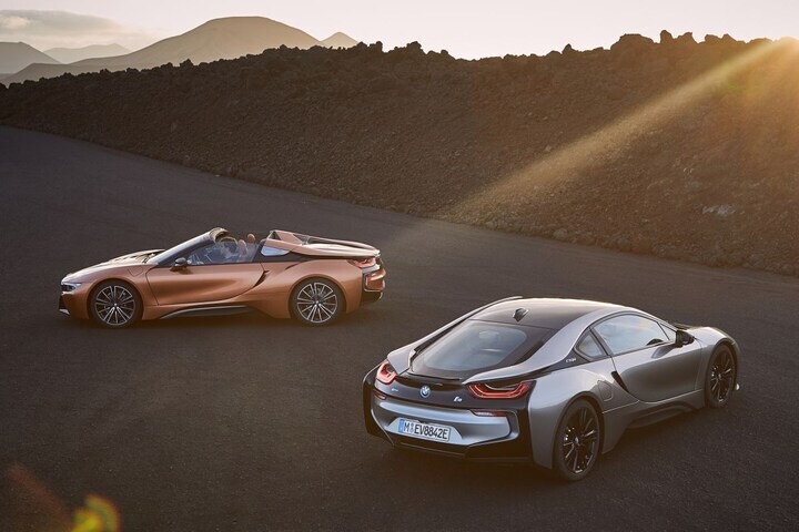 BMW i8 Roadster en i8 Coupé