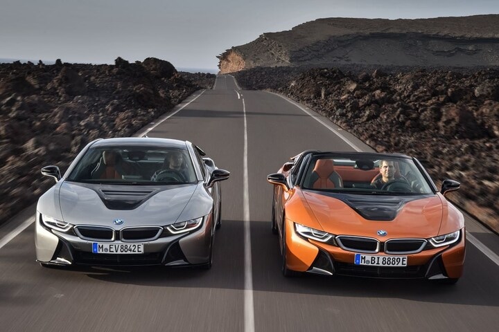 BMW i8 Roadster en i8 Coupé