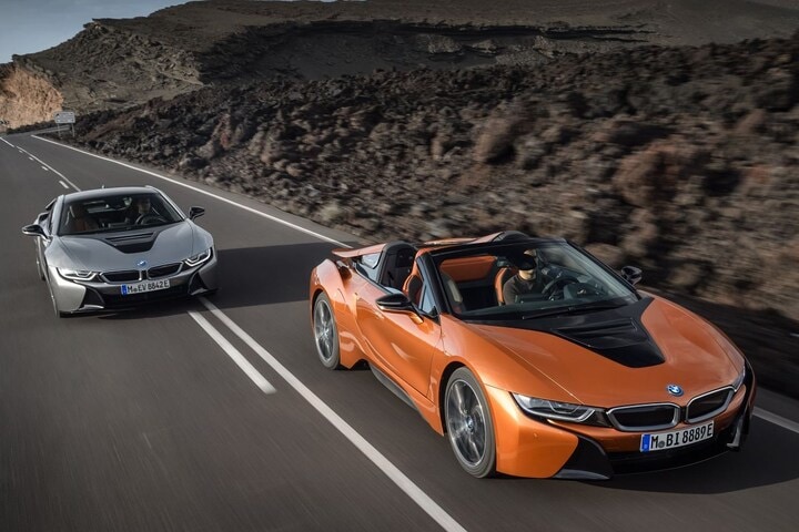 BMW i8 Roadster en i8 Coupé