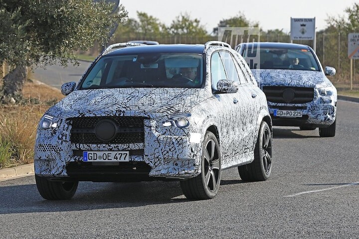 Spyshots Mercedes-Benz GLE- en GLS-klasse
