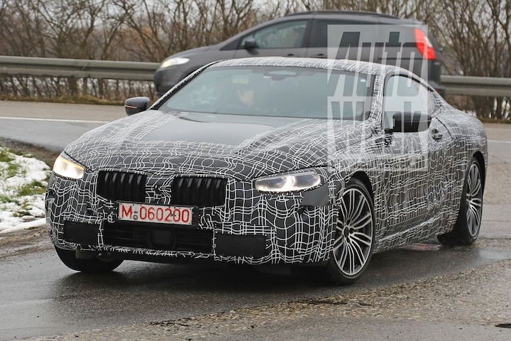 BMW 8-serie spyshots