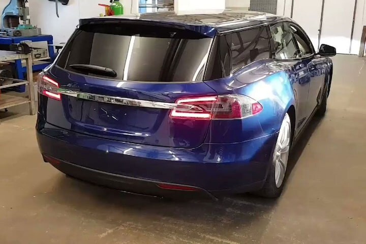 Tesla Model S stationwagon Engeland Qwest