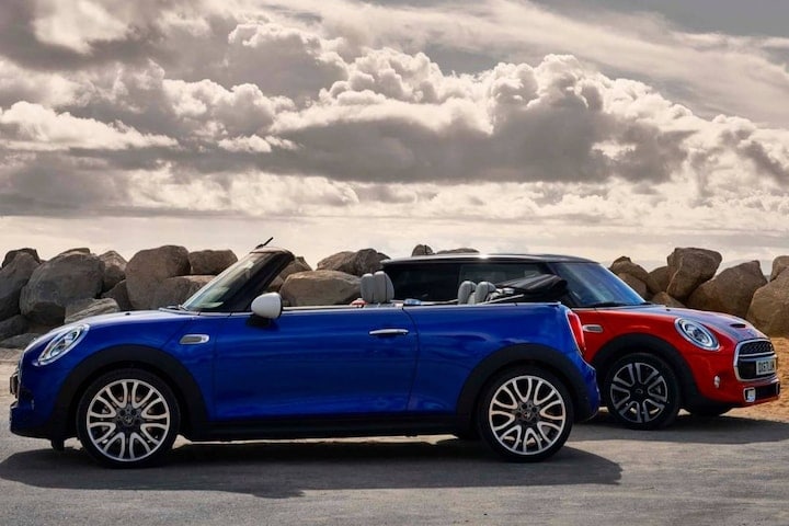 Vernieuwde Mini 3-deurs, 5-deurs en Cabrio