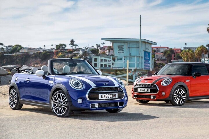 Vernieuwde Mini 3-deurs, 5-deurs en Cabrio