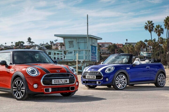 Vernieuwde Mini 3-deurs, 5-deurs en Cabrio
