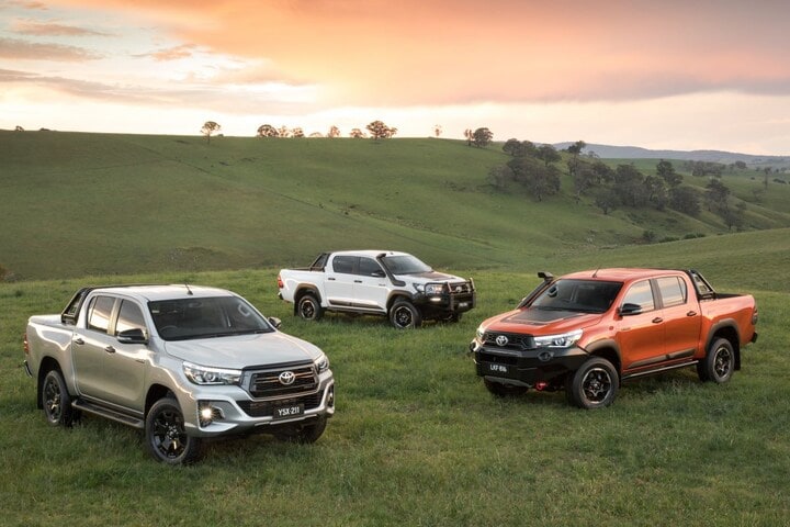 Toyota Hilux facelift Australië