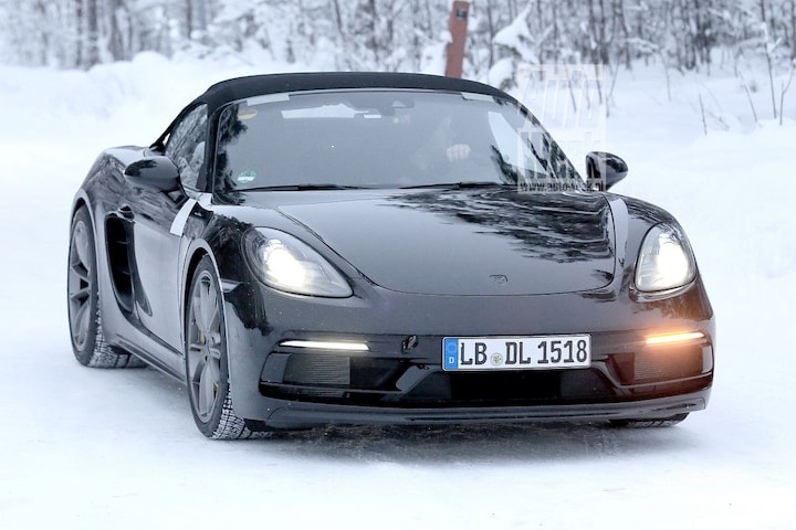 Porsche 718 Boxster Spyder spyshots