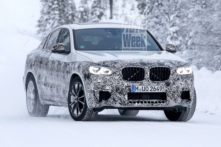 BMW X4 M Spyshots