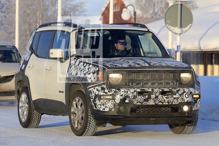 Spyshots Jeep Renegade facelift