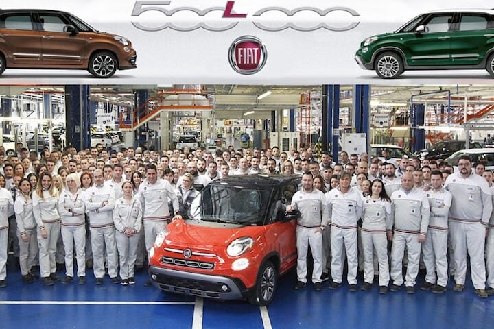 Mijlpaal Fiat 500L: 500.000