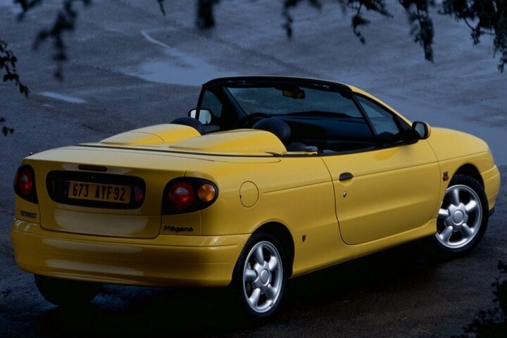 Renault Mégane cabrio  afdekplaat
