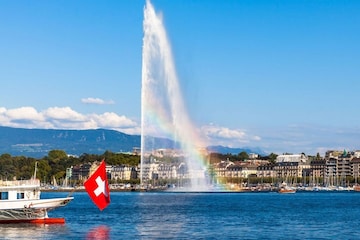 Meer van Genève stad Zwitserland