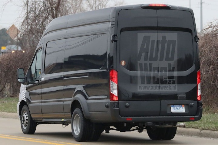 Spyshots facelift Ford Transit