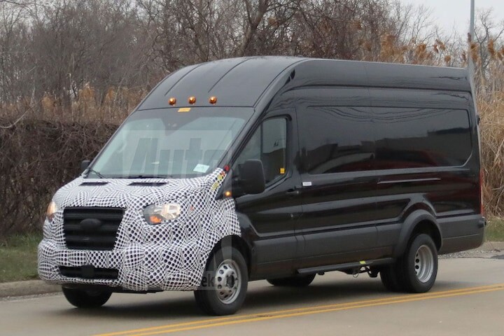 Spyshots facelift Ford Transit
