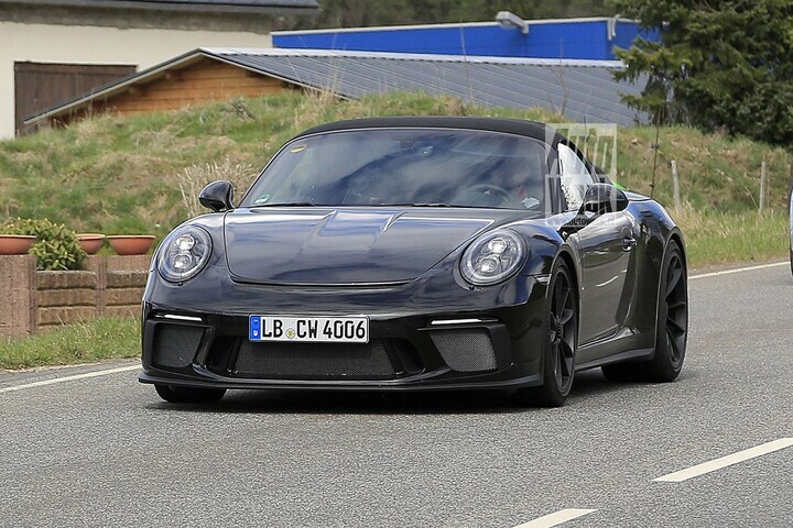 Porsche 911 Speedster Spyshots