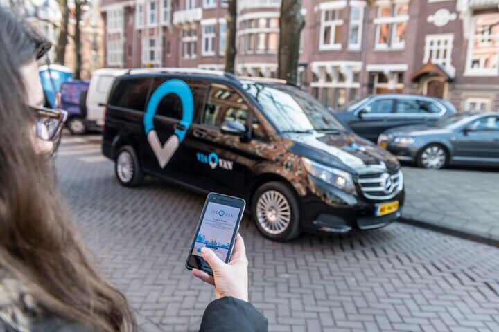 ViaVans autodelen app ride sharing