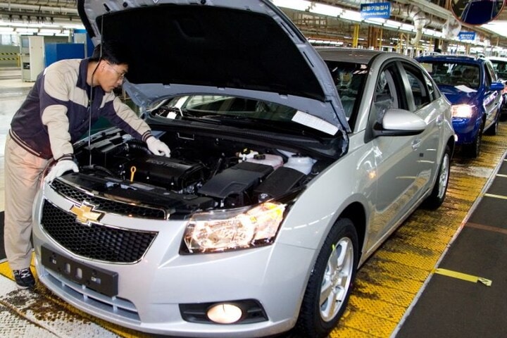 General Motors Korea GM Zuid-Korea fabriek Chevrol