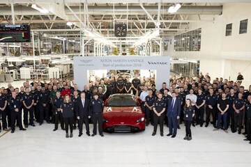 Aston Martin Vantage productie