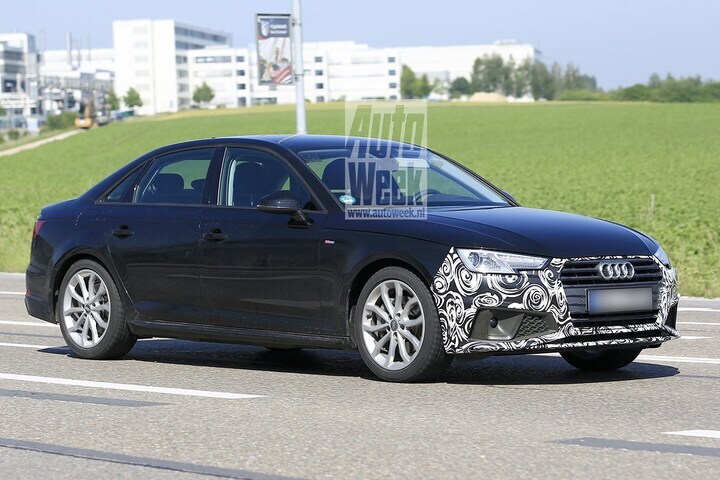 Audi A4 spyshots facelift