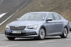 Skoda Superb facelift spyshots