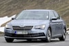 Skoda Superb facelift spyshots