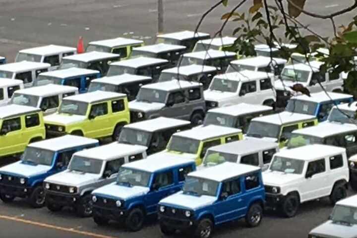 Suzuki Jimny spyshots