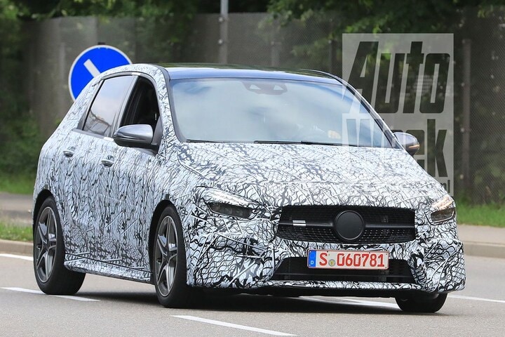 Spyshots Mercedes-Benz B-klasse