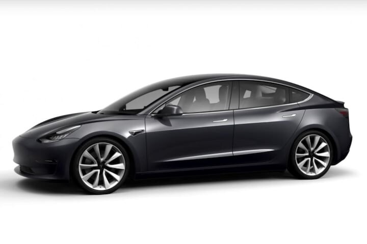 Tesla Model 3 configurator Performance