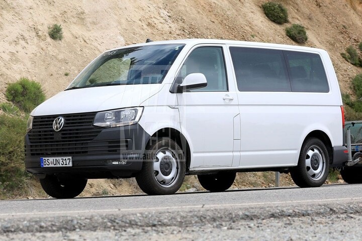 Volkswagen Transporter spyshots T7