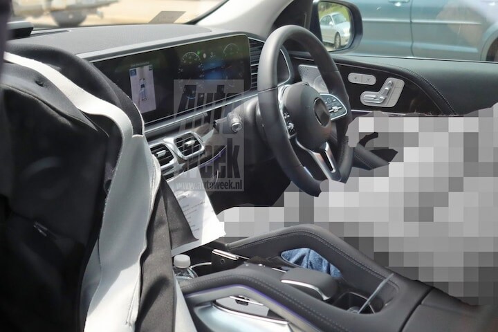 Mercedes-Benz GLE-klasse spyshots interieur