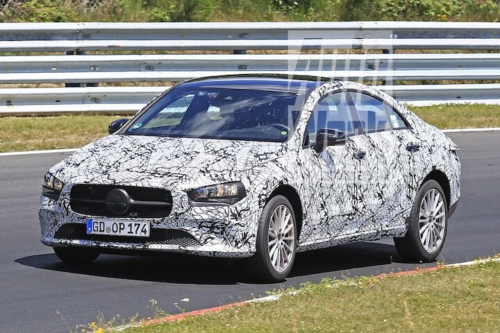 Mercedes-Benz CLA-klasse spyshots