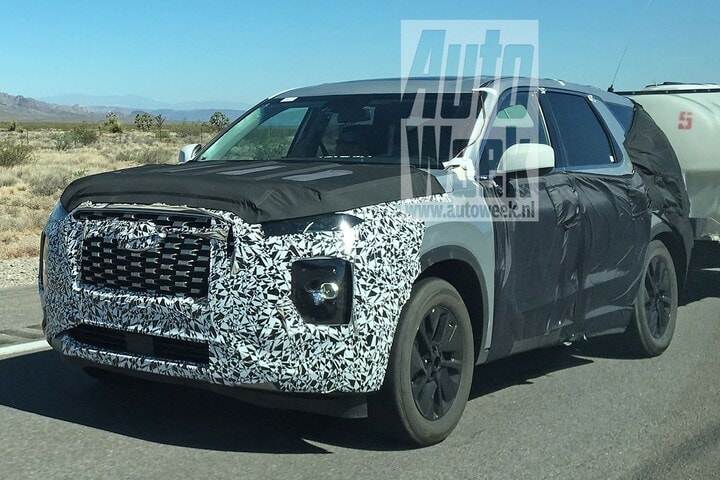 Hyundai Palisade spyshots