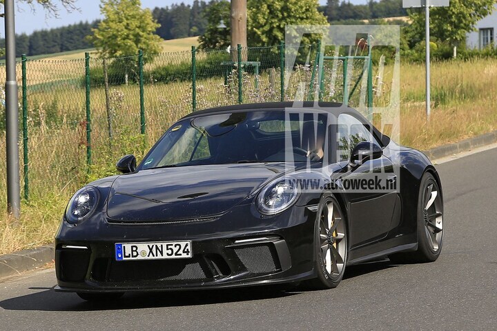 Porsche 911 GT3 Cabriolet Spyshots