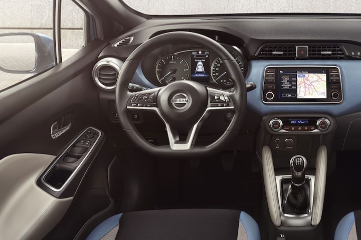 Nissan Micra infotainment navigatie