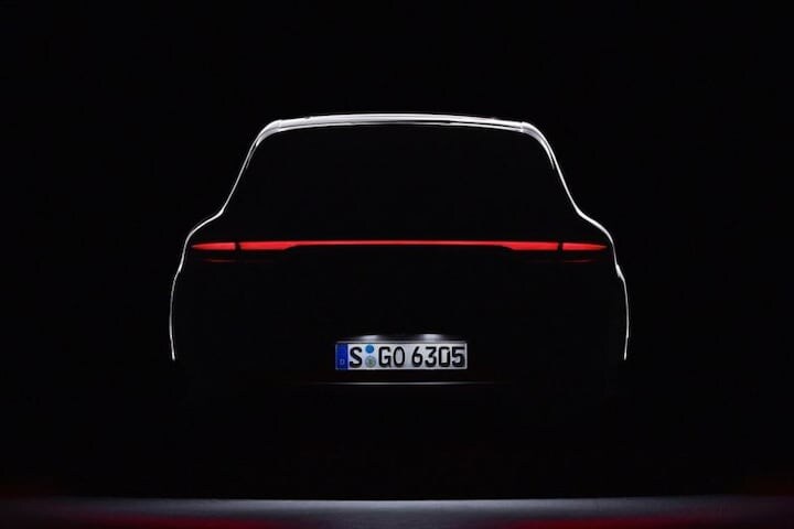 Porsche Macan facelift teaser