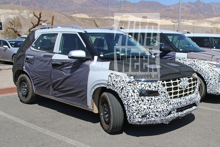 Hyundai cross-over spyshots