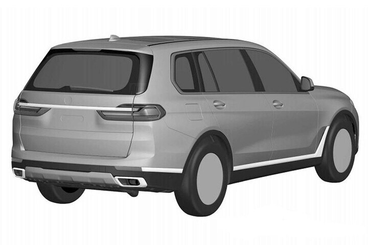 BMW X7 patentschetsen
