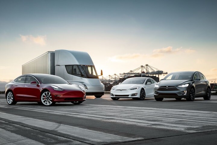 Tesla Model 3 Model S Model X