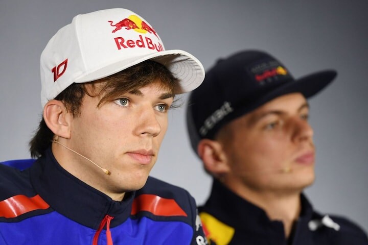 Pierre Gasly Max Verstappen (foto ANP)
