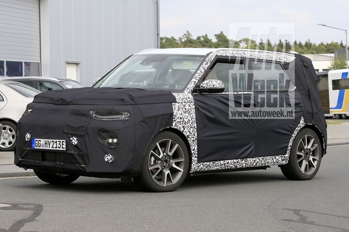 Kia Soul EV spyshots